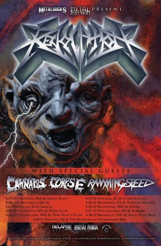 REVOCATION, CANNABIS CORPSE, RAMMING SPEED TOUR !!